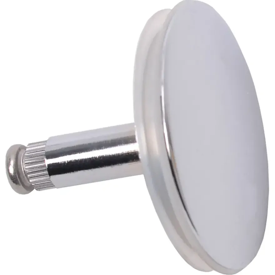 Sanivesk Afvoerplug Bad + Knop Zwart