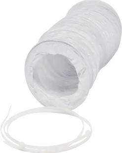 Sanivesk buis flexibel PVC wit Ø 125 mm 1,5 meter