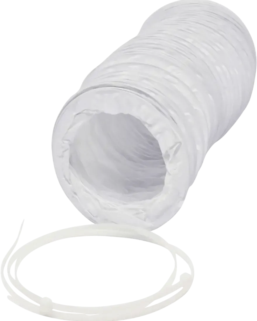 Sanivesk buis flexibel PVC wit Ø 125 mm 1,5 meter