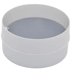 Sanivesk buisverbinder met terugslagklep wit Ø125 mm