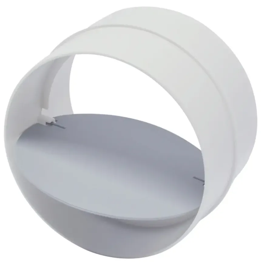 Sanivesk buisverbinder met terugslagklep wit Ø100 mm