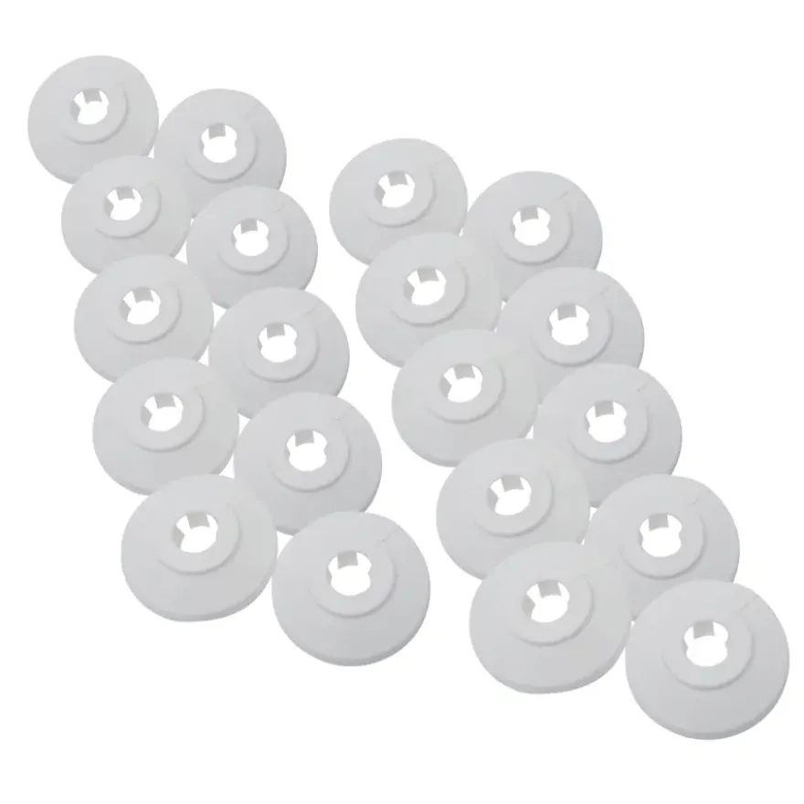 Sanivesk CV Buisrozet 22mm Wit 10 stuks