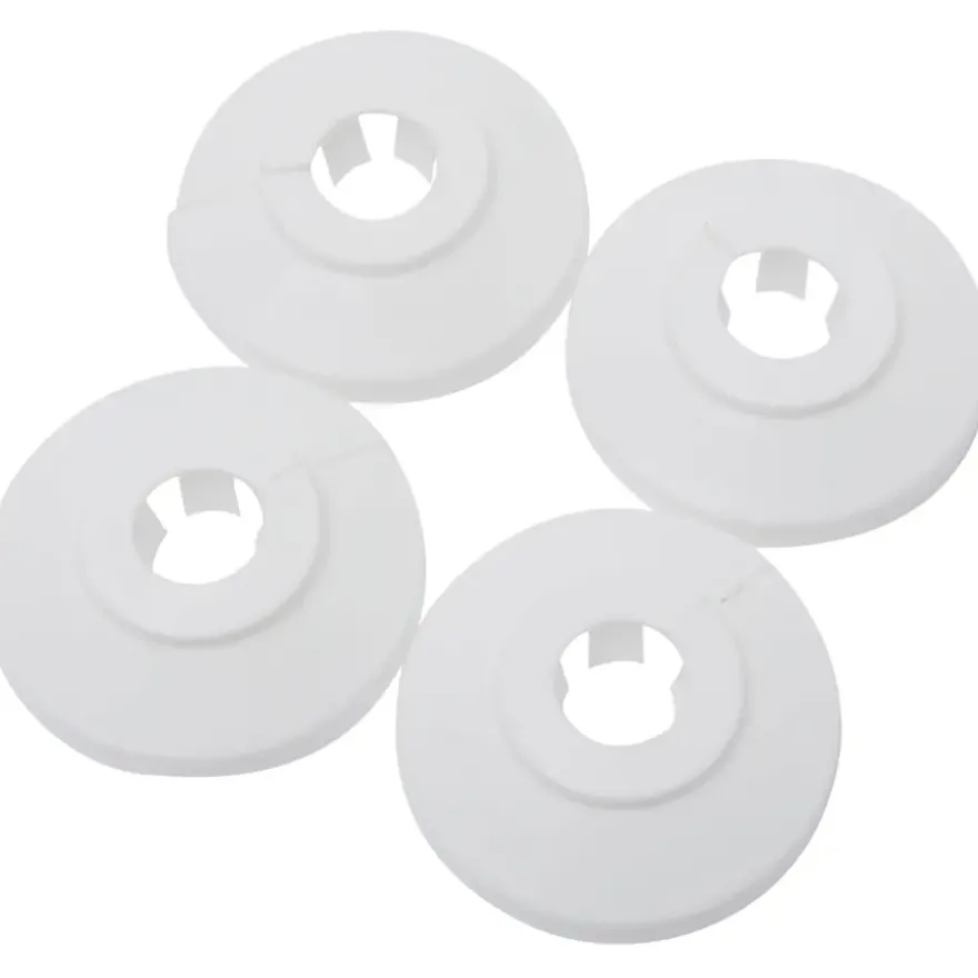 Sanivesk CV Buisrozet 15mm Wit 4 stuks