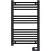 Sanivesk design radiator Lima elektrisch zwart 80 x 50 cm