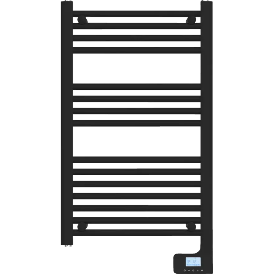 Sanivesk design radiator Lima elektrisch zwart 80 x 50 cm