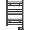 Sanivesk design radiator Lima elektrisch zwart 60 x 40 cm