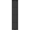 Sanivesk design radiator Negev zwart midden/onder aansluiting 180 x 37,6 cm