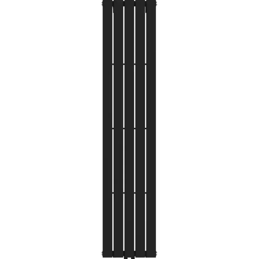 Sanivesk design radiator Negev zwart midden/onder aansluiting 180 x 37,6 cm