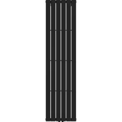 Sanivesk design radiator Negev zwart midden/onder aansluiting 180 x 45,2 cm