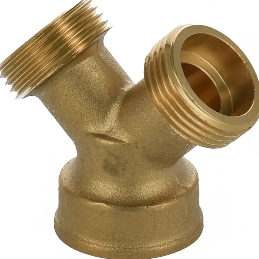 Sanivesk Draad Y-Stuk 3/4"Mx3/4"Fx3/4"M Messing