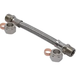 Sanivesk flexibele slang (knel x knel) 12 mm x 12 mm 15 cm