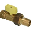 Sanivesk Gaskogelkraan Knel Vlinder 15mmx1/2"M