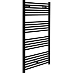 Sanivesk handdoekradiator Nairobi zwart 120 x 50 cm