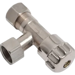 Sanivesk Hoekstopkraan Knel 12mmx3/8"F Chroom