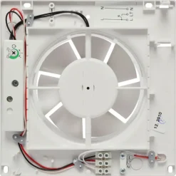 Sanivesk inbouwventilator Standaard met timer wit Ø 125 mm