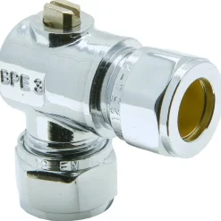 Sanivesk Kogelkraan Mini Haaks Knel 12x12mm Chroom