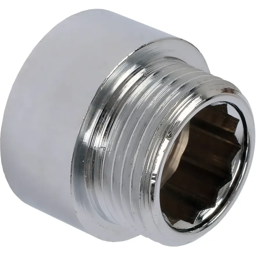 Sanivesk Kraanverlengstuk 3/4"Fx3/4"M L15mm Chroom