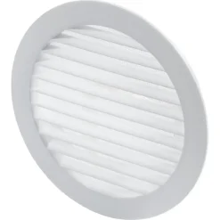Sanivesk luchtrooster kunststof rond wit Ø 150 mm