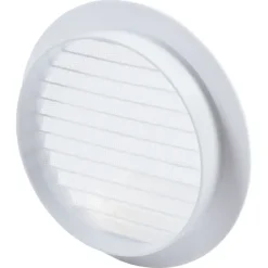 Sanivesk luchtrooster kunststof rond wit Ø 150 mm