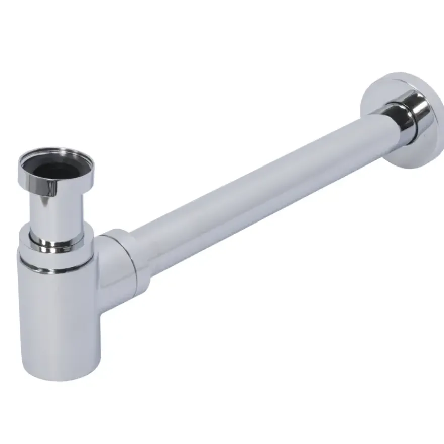 Sanivesk Luxe Design Fonteinsifon Chroom 5/4"x32mm LAAG model