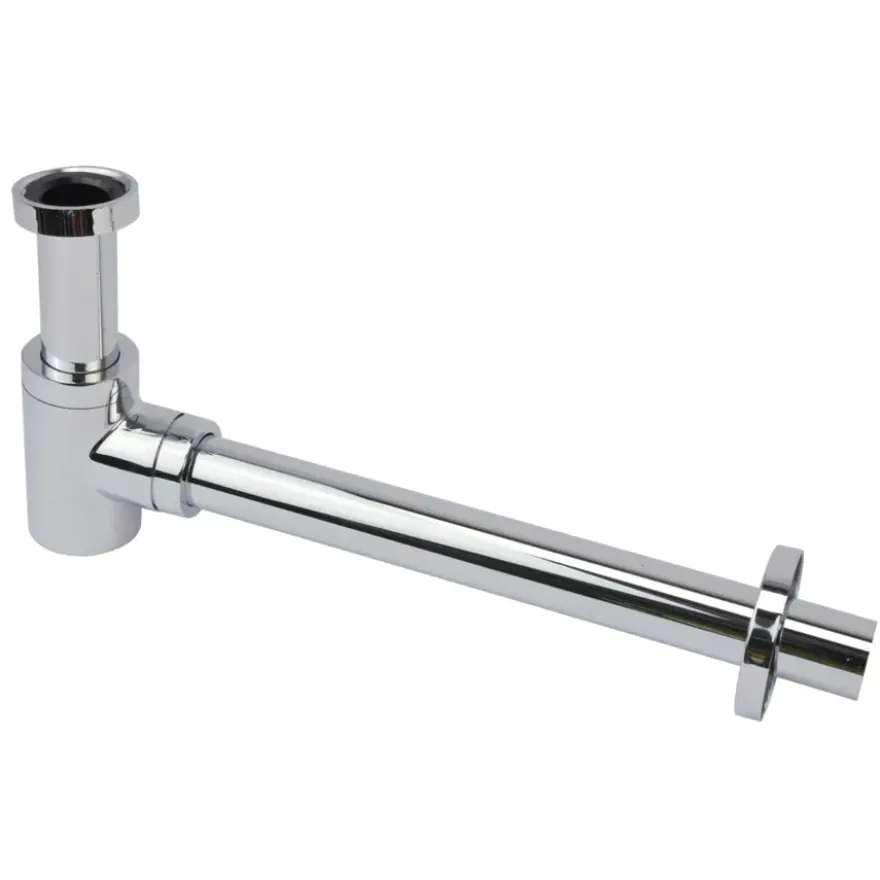 Sanivesk Luxe Design Fonteinsifon Chroom 5/4"x32mm LAAG model