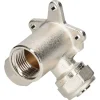 Sanivesk Meerlagen Knel Muurplaat Hoek 16mmx1/2"Fx16mm