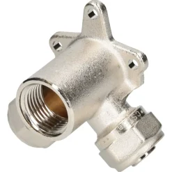 Sanivesk Meerlagen Knel Muurplaat Hoek 16mmx1/2"Fx16mm