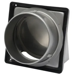 Sanivesk overdrukrooster met kap RVS Ø 150 mm