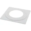 Sanivesk Plafond Afdekplaat Ø100/ 125/ 150 mm