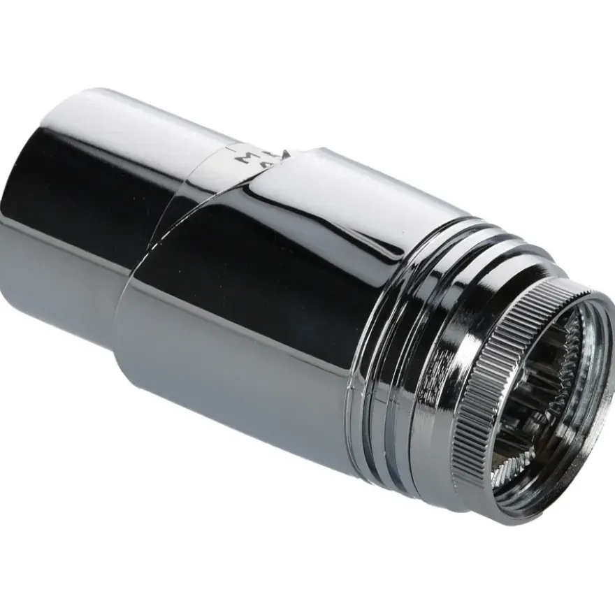 Sanivesk radiatorknop thermostatisch M30 wit/chroom
