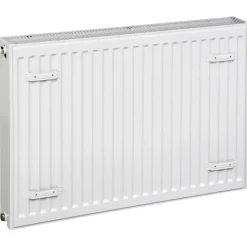 Sanivesk radiator Raya Plan Duo wit zij-aansluiting T22 60 x 80 cm