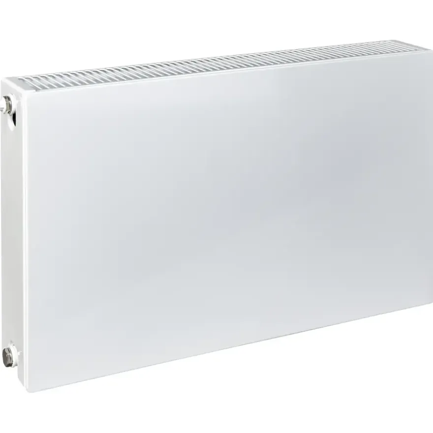Sanivesk radiator Raya vlak Duo wit zij-aansluiting T22 50 x 100 cm