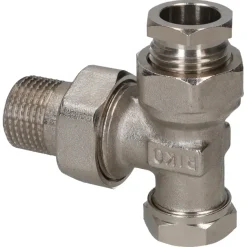 Sanivesk Radiator Voetventiel Haaks 1/2"x15mm