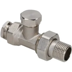 Sanivesk Radiator Voetventiel Recht 1/2"x15mm