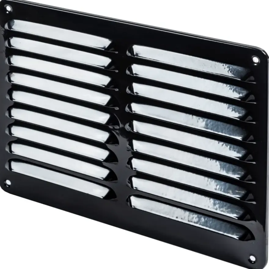 Sanivesk schoepenrooster aluminium antraciet 24,5x19,5 cm
