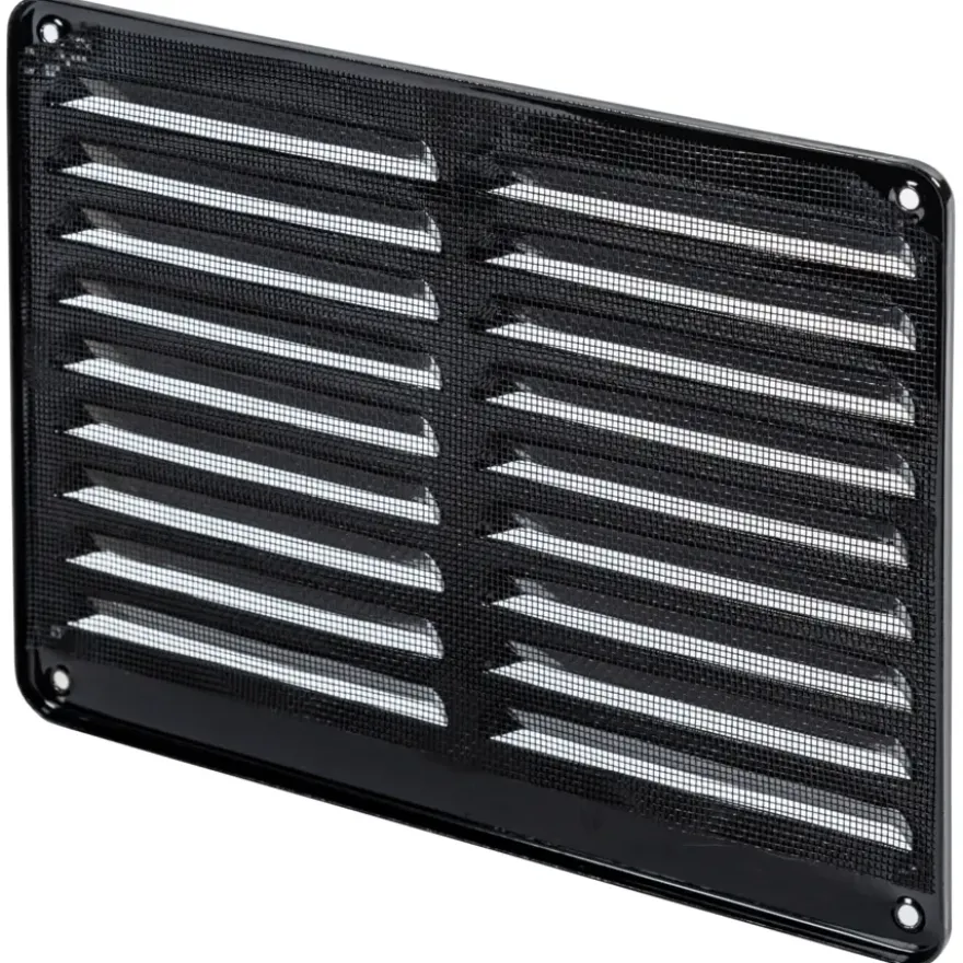 Sanivesk schoepenrooster aluminium antraciet 24,5x19,5 cm