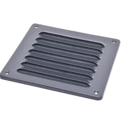 Sanivesk schoepenrooster aluminium antraciet 15,5x15,5 cm