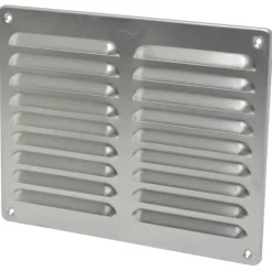 Sanivesk schoepenrooster aluminium brut 24,5x19,5 cm