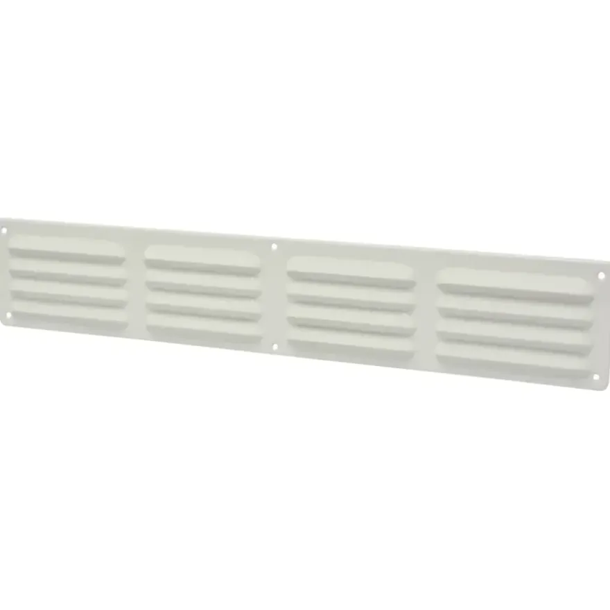 Sanivesk schoepenrooster aluminium wit 49,5x9 cm