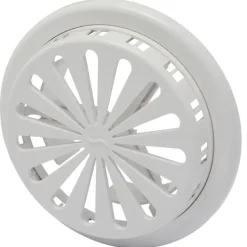 Sanivesk schuifrooster wit rond Ø 100-150 mm
