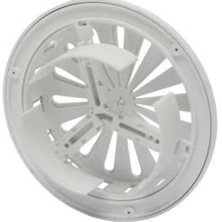 Sanivesk schuifrooster wit rond Ø 100-150 mm