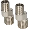 Sanivesk S-Koppeling 1/2"Mx3/8"M Chroom 2 stuks