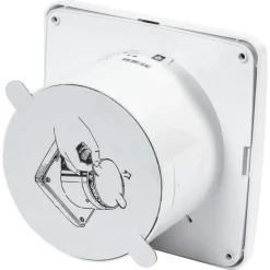 Sanivesk stille inbouwventilator Standaard wit Ø 125 mm