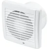 Sanivesk stille inbouwventilator Standaard wit Ø 150 mm