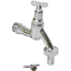 Sanivesk Tapkraan + Slangkoppeling 1/2"M + 2 Sleutels Chroom