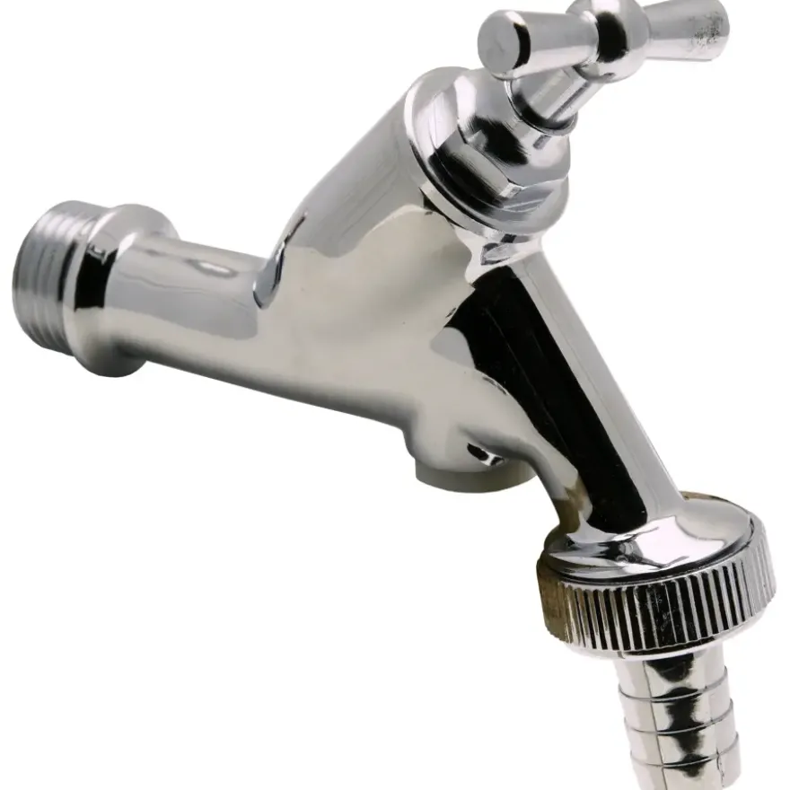 Sanivesk Tapkraan + Slangkoppeling + Beluchter 1/2"Mx3/4"M Chroom