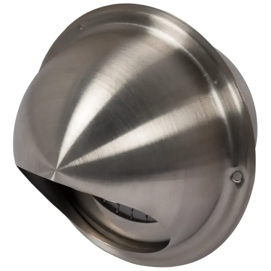 Sanivesk ventilatierooster bol RVS Ø100 mm