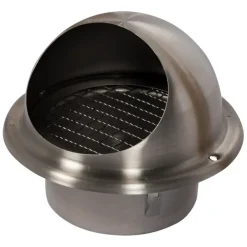 Sanivesk ventilatierooster bol RVS Ø100 mm