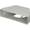 Sanivesk vlakkanaal bochtstuk 90° verticaal 220x55 mm Ø 125 mm