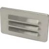 Sanivesk vlakkanaal muurrooster RVS 110x55 mm